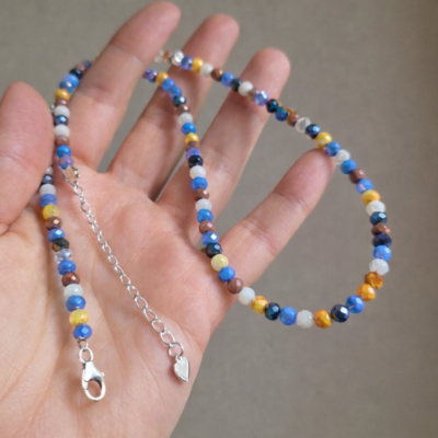 Hyacinth Meadow Necklace in Sterling Silver