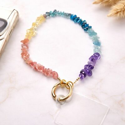 Chakra Gemstone Phone Strap