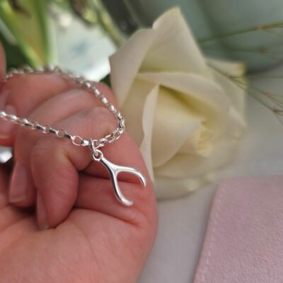 Wishbone Bracelet in Sterling Silver