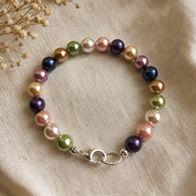 Paddock Pearl Bracelet in Sterling Silver