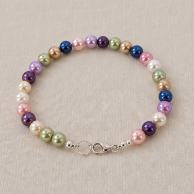 Paddock Pearl Bracelet in Sterling Silver