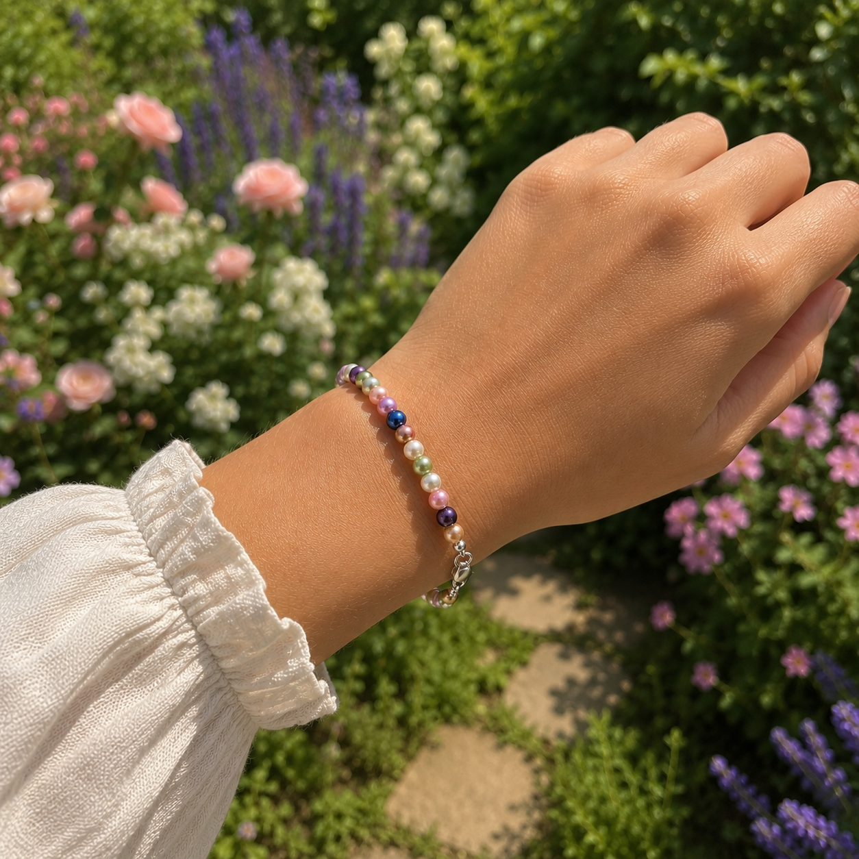 Paddock Pearl Bracelet in Sterling Silver - Image 2