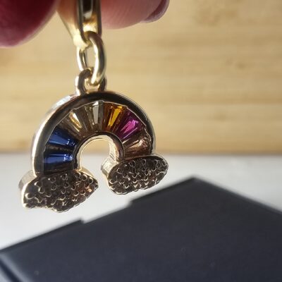 Golden Rainbow Charm