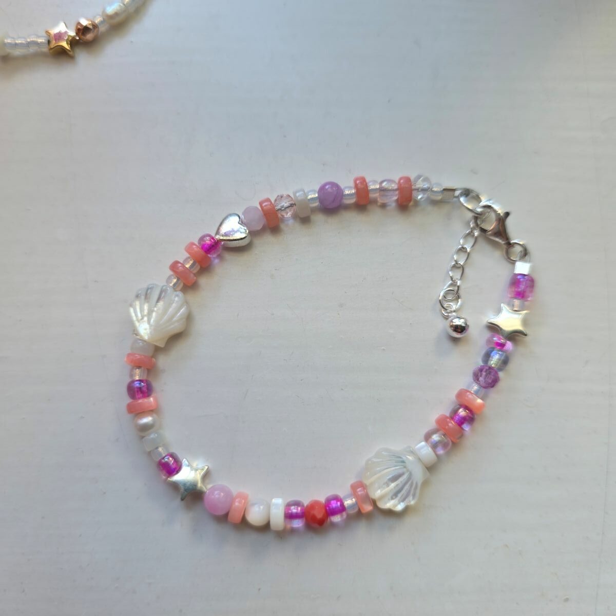 Blushing Seashell Bracelet in Sterling Silver - Image 2