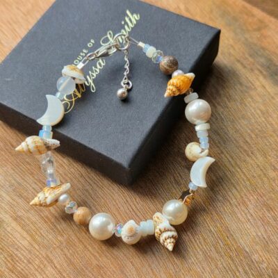 Moonlit Tides Bracelet in Sterling Silver