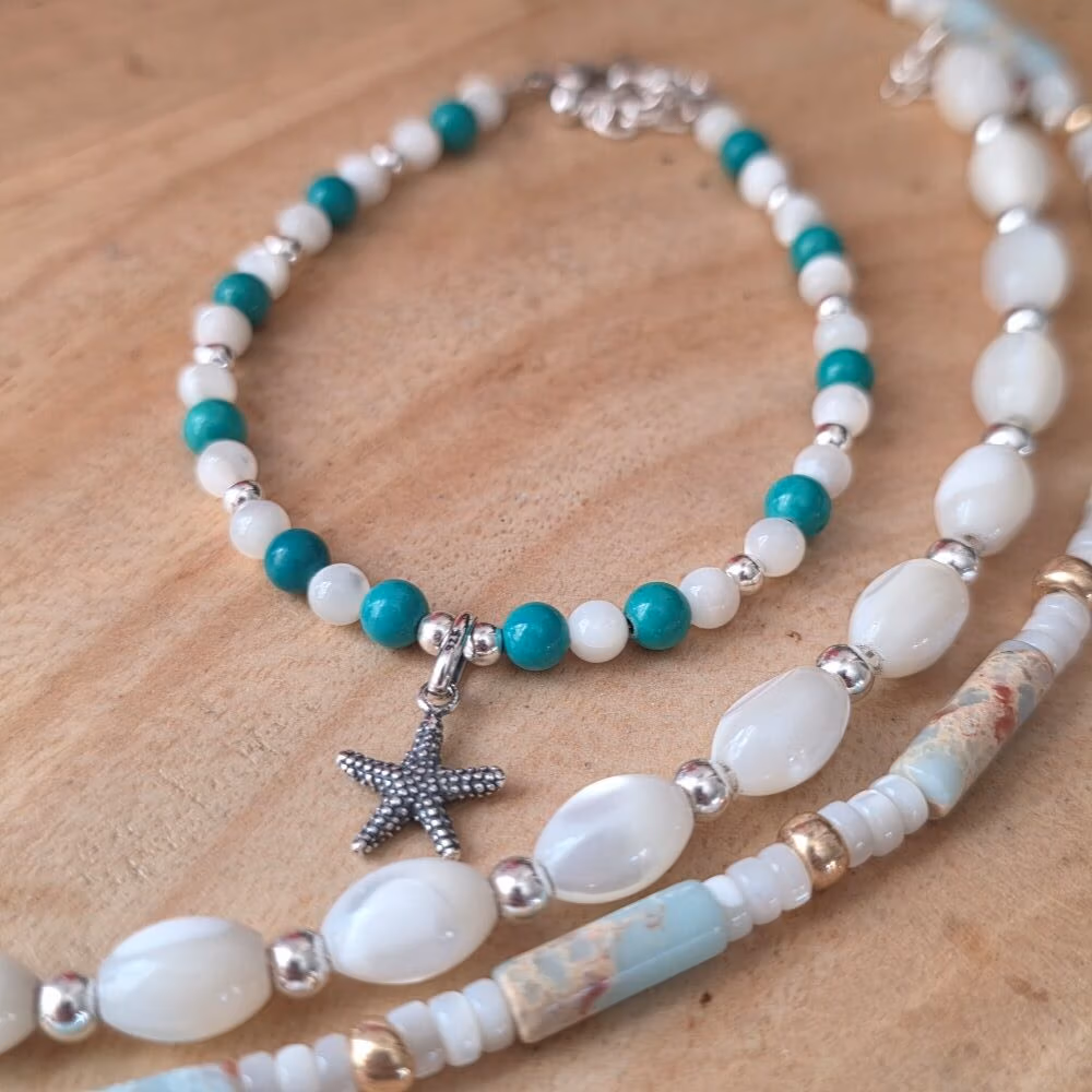 Mother of Pearl Bracelet in Sterling Silver - Image 2