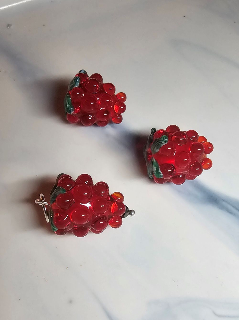 Seaside Raspberry Treasure Pendant - Image 2