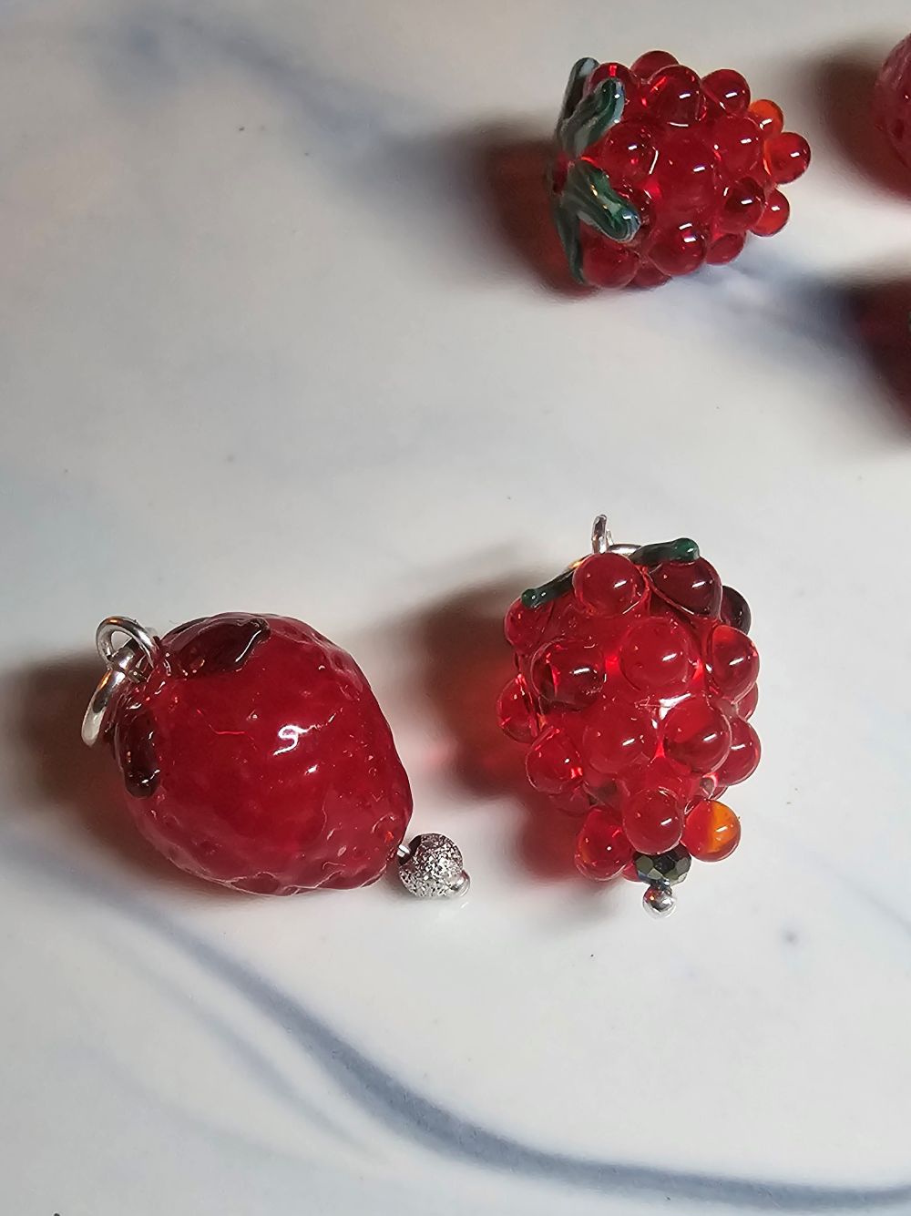 Seaside Raspberry Treasure Pendant - Image 4