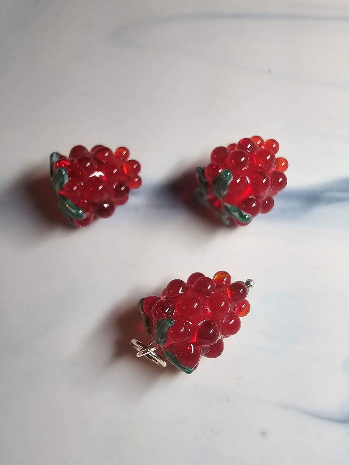 Seaside Raspberry Treasure Pendant - Image 5