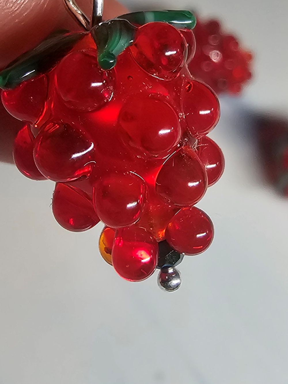 Seaside Raspberry Treasure Pendant