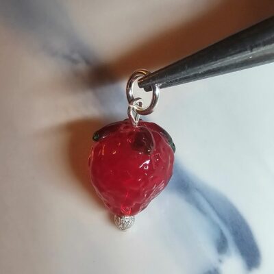 Seaside Strawberry Treasure Pendant