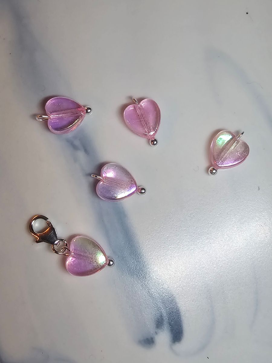 Sunset Keepsake Heart Charm in Sterling Silver - Image 2