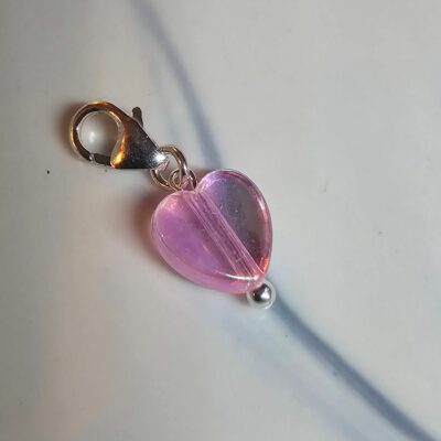 Sunset Keepsake Heart Charm in Sterling Silver