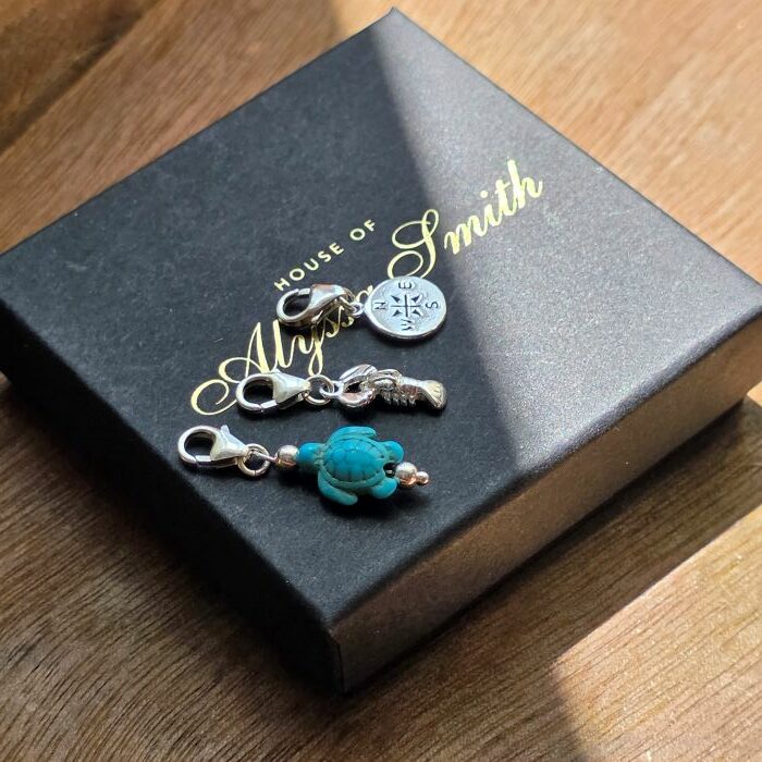 Voyager's Compass Charm in Sterling Silver - Image 2
