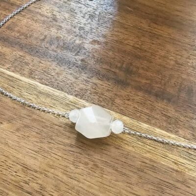 Blushing Cloud Necklace in Sterling Silver