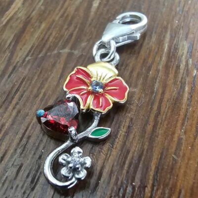 Dear Debbie Inspired Poppy Charm - Book One
