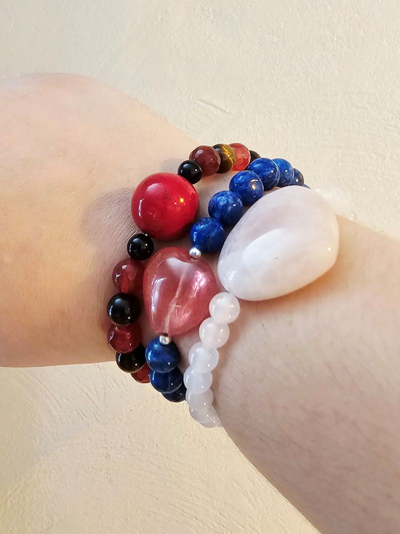 Hidden Heart Rose Quartz Bracelet - Image 4