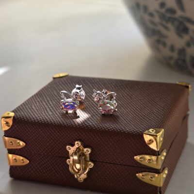 Mystic Unicorn Studs in Sterling Silver