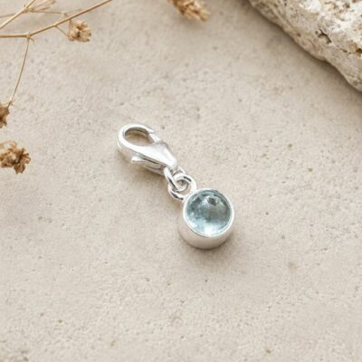 Little Drop of Aquamarine Charm