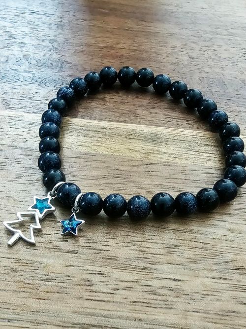 Midnight Christmas Sky Bracelet in Sterling Silver - Image 2