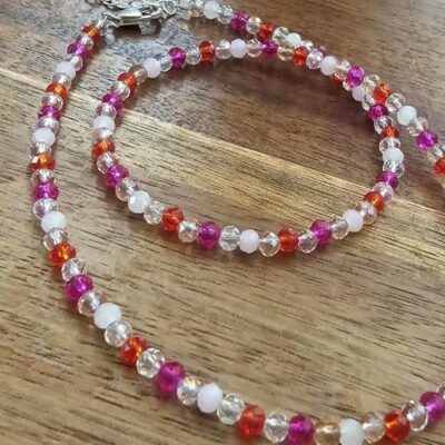 Summer Berry Sparkle Necklace in Sterling Silver