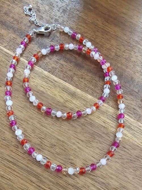 Summer Berry Sparkle Necklace in Sterling Silver - Image 5
