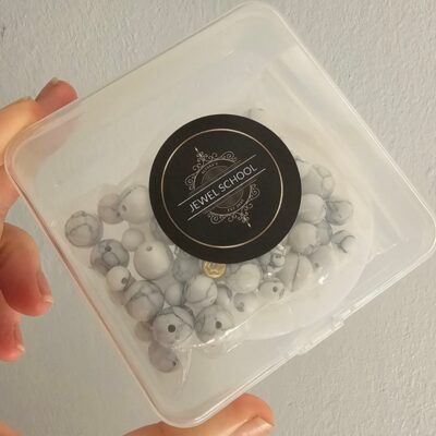 White Howlite Creative Beading Kit – Subscriber Special