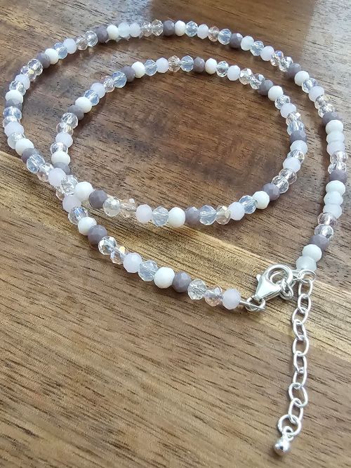 Winter Frost Sparkle Necklace in Sterling Silver - Image 3