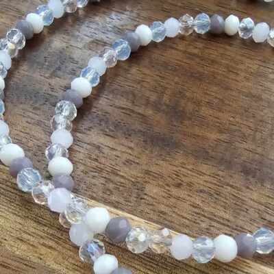 Winter Frost Sparkle Necklace in Sterling Silver