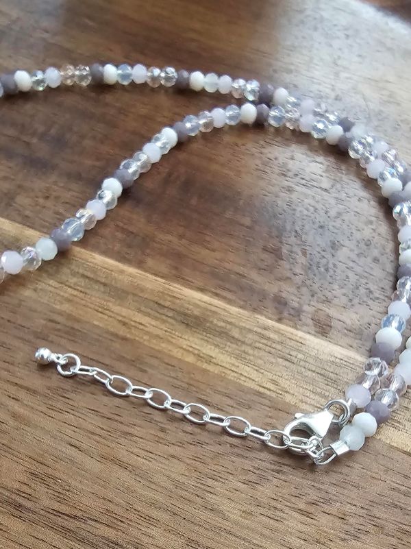 Winter Frost Sparkle Necklace in Sterling Silver - Image 2