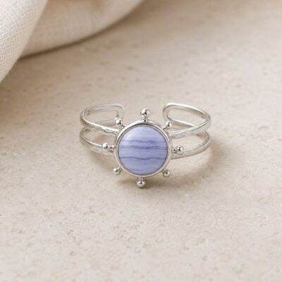 Make Your Own Blue Lace Agate Ring