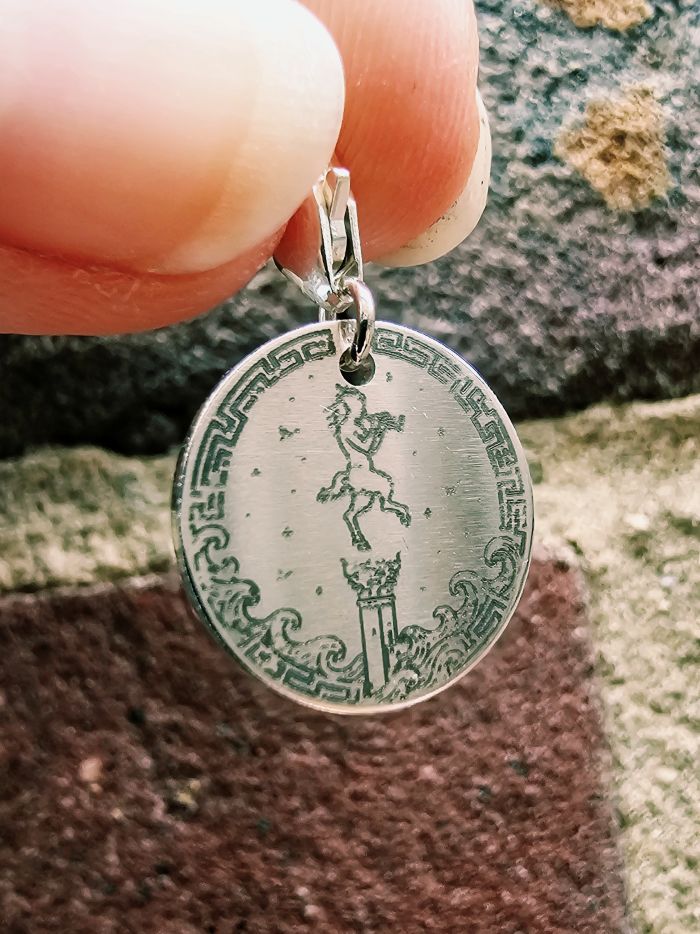 Piranesi Inspired Charm in Sterling Silver – Book Two - Image 2