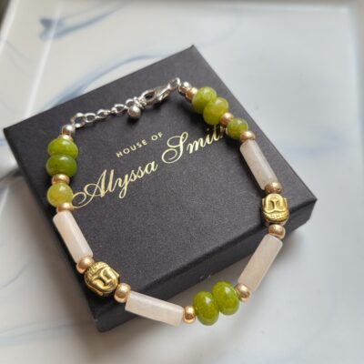 Autumn Embers Tourmaline Gemstone Impact Bracelet in Sterling Silver